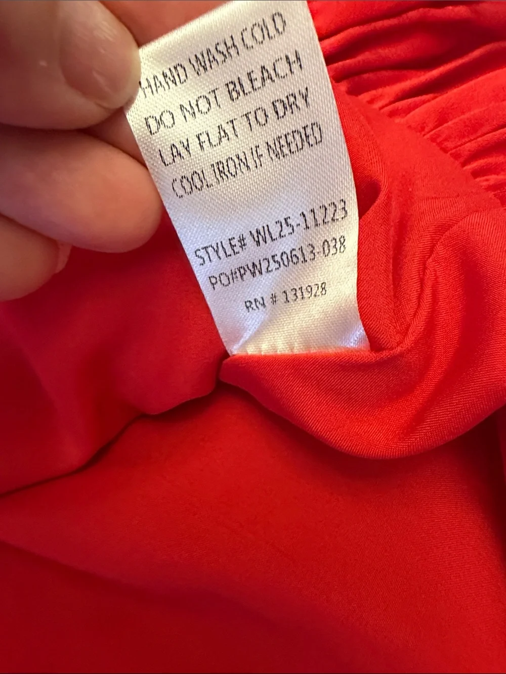 Wishlist Red Bubble Hem Skirt
